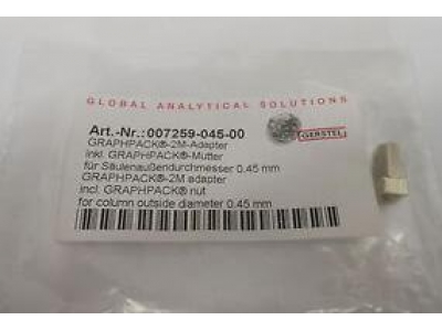 GERSTEL 007259-045-00 GRAPHPACK 2M適配器和螺母的適用于0.45mm外徑色譜柱